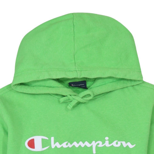 Mens UK Size S Champion Green Pullover Hoodie
