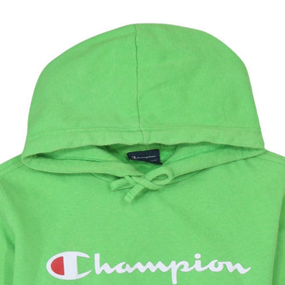 Mens UK Size S Champion Green Pullover Hoodie