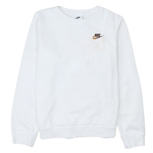 Teens UK Size XL Nike White Pullover Sweatshirt