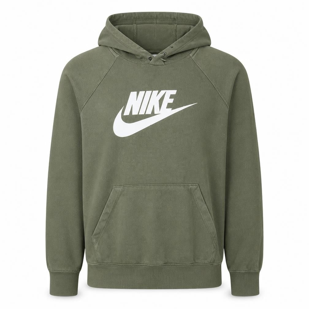 Mens UK Size S Nike Green Pullover Hoodie