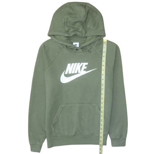Mens UK Size S Nike Green Pullover Hoodie