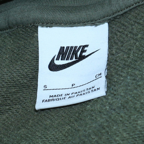 Mens UK Size S Nike Green Pullover Hoodie