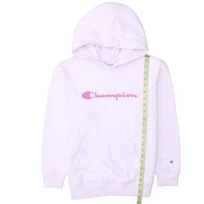 Womens UK Size XL Champion Pink Pullover Hoodie