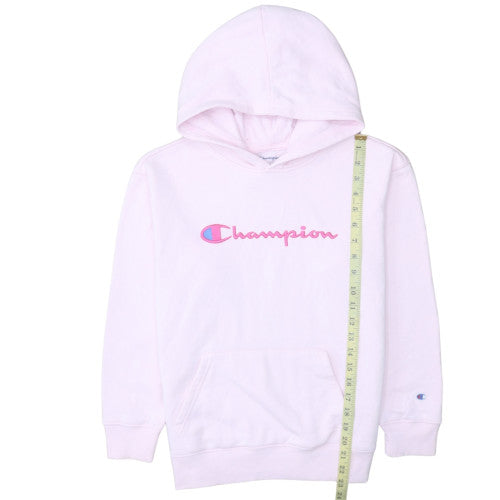 Womens UK Size XL Champion Pink Pullover Hoodie