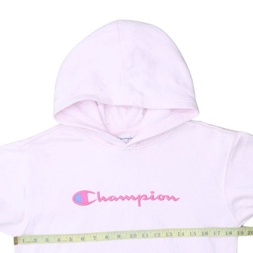 Womens UK Size XL Champion Pink Pullover Hoodie