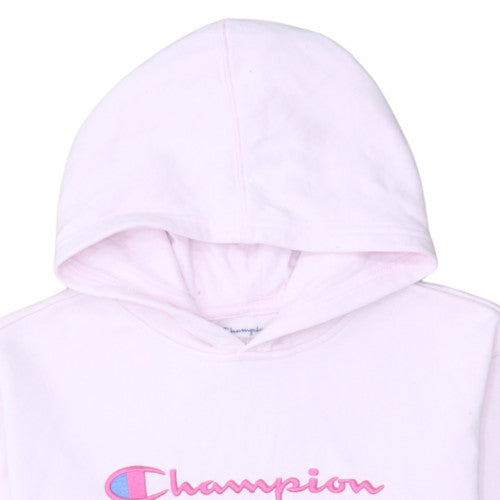 Womens UK Size XL Champion Pink Pullover Hoodie