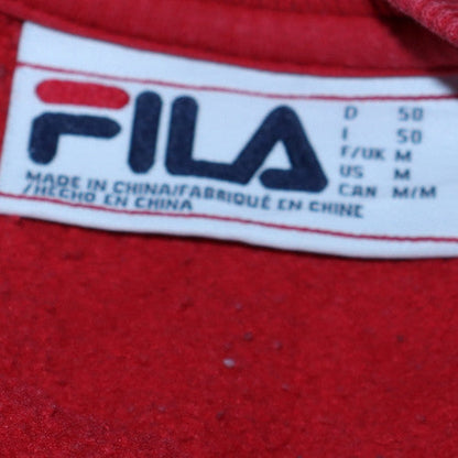 Mens UK Size M FILA Red Pullover Sweatshirt