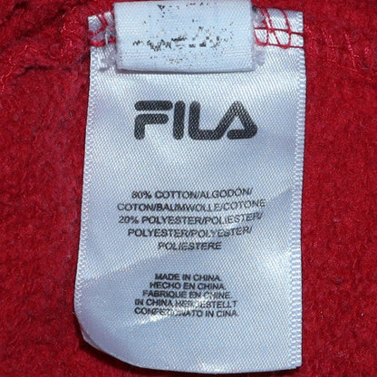 Mens UK Size M FILA Red Pullover Sweatshirt