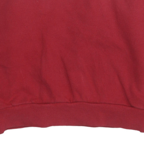 Mens UK Size M FILA Red Pullover Sweatshirt