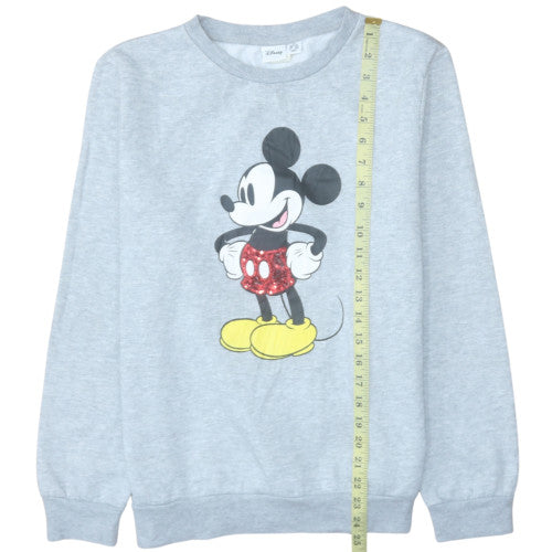 Womens UK Size M Disney Grey Pullover Sweatshirt