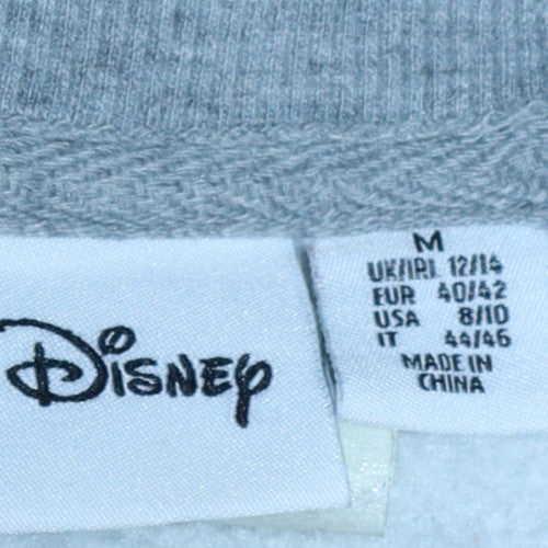 Womens UK Size M Disney Grey Pullover Sweatshirt