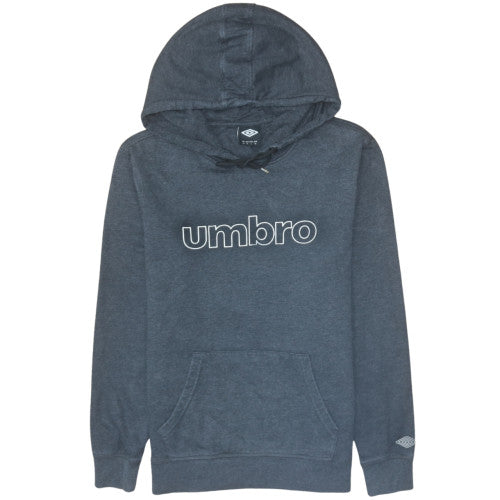 Mens UK Size M Umbro Blue Pullover Hoodie