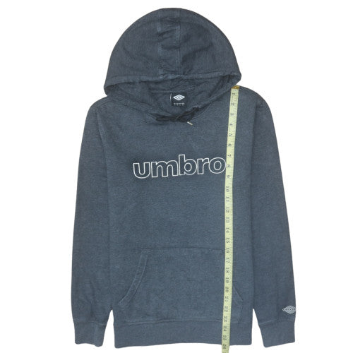 Mens UK Size M Umbro Blue Pullover Hoodie