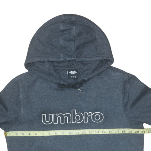 Mens UK Size M Umbro Blue Pullover Hoodie