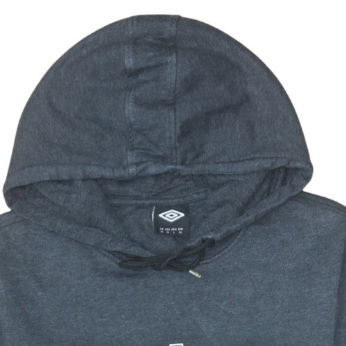 Mens UK Size M Umbro Blue Pullover Hoodie