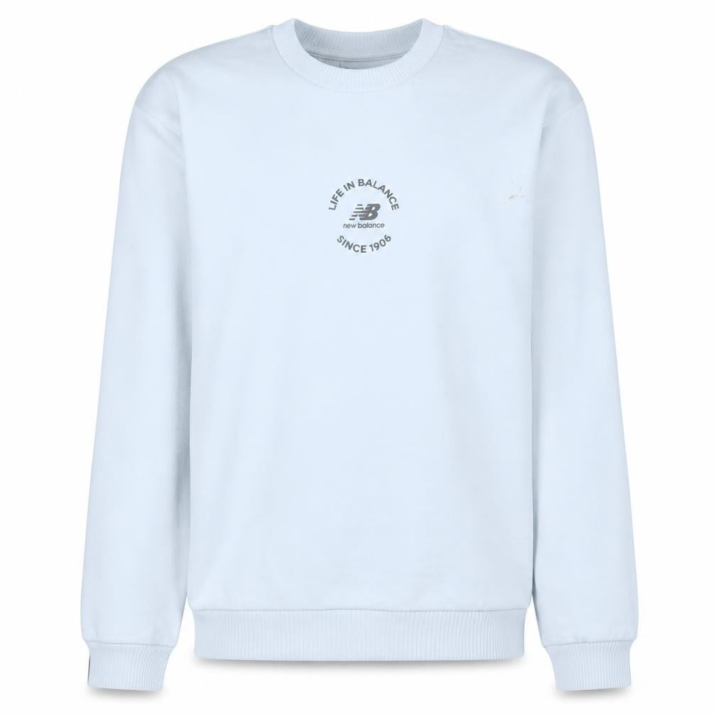 Mens UK Size S New Balance White Pullover Sweatshirt