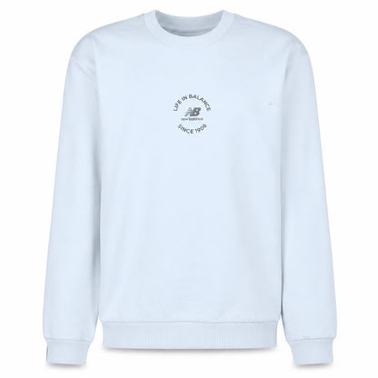 Mens UK Size S New Balance White Pullover Sweatshirt