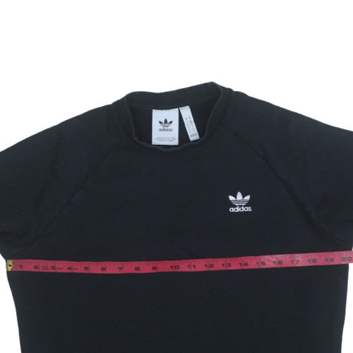 Mens UK Size S adidas Black Pullover Sweatshirt