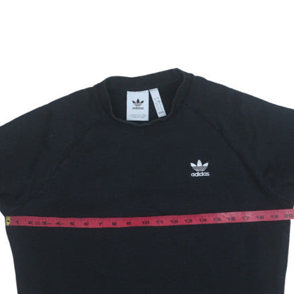 Mens UK Size S adidas Black Pullover Sweatshirt