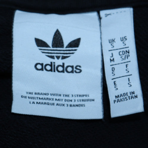 Mens UK Size S adidas Black Pullover Sweatshirt