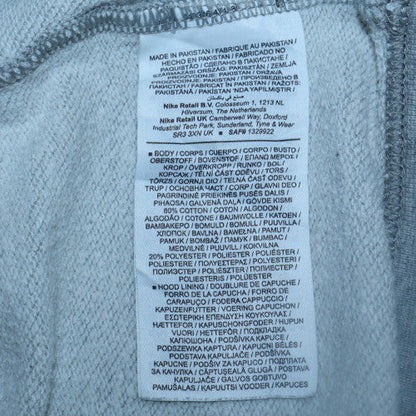 Mens UK Size S Nike Grey Pullover Hoodie