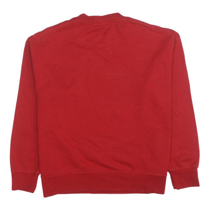 Womens UK Size 10 Disney Red Pullover Sweatshirt