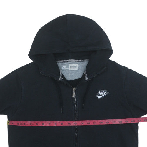 Mens UK Size M Nike Black Full Zip Hoodie