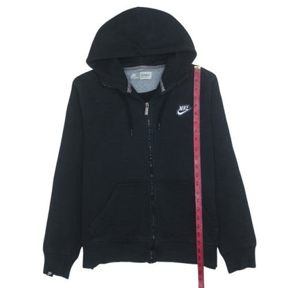 Mens UK Size M Nike Black Full Zip Hoodie