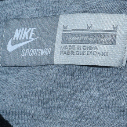 Mens UK Size M Nike Black Full Zip Hoodie
