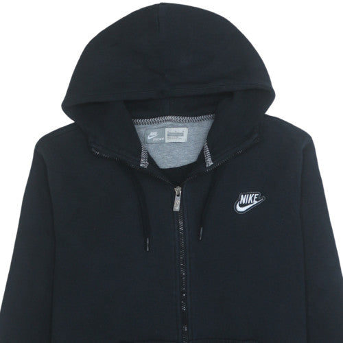 Mens UK Size M Nike Black Full Zip Hoodie