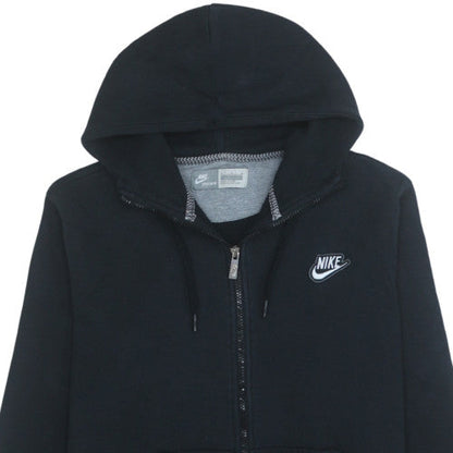 Mens UK Size M Nike Black Full Zip Hoodie