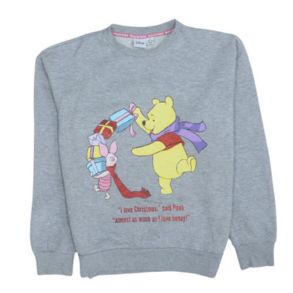 Womens UK Size XS Disney Grey Pullover Sweatshirt