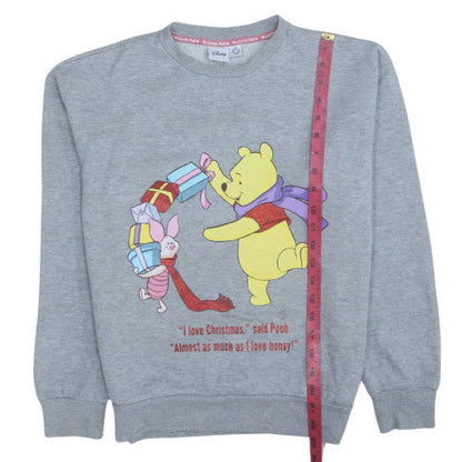 Womens UK Size XS Disney Grey Pullover Sweatshirt