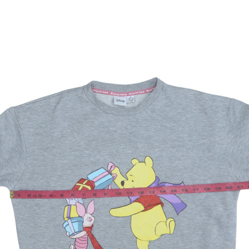 Womens UK Size XS Disney Grey Pullover Sweatshirt