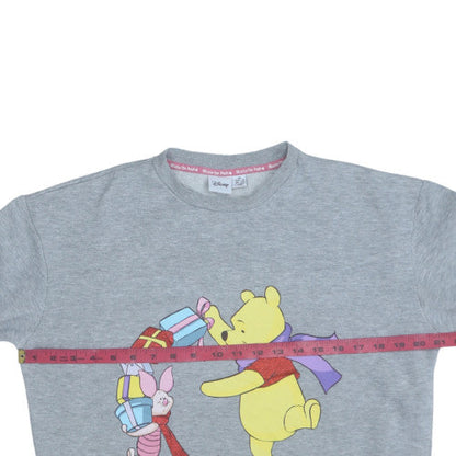 Womens UK Size XS Disney Grey Pullover Sweatshirt