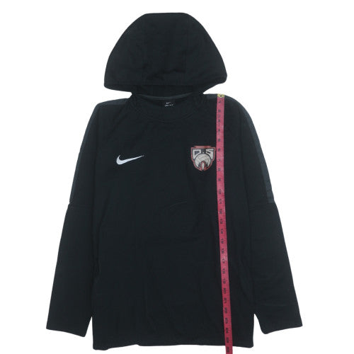 Mens UK Size M Nike Black Pullover Hoodie