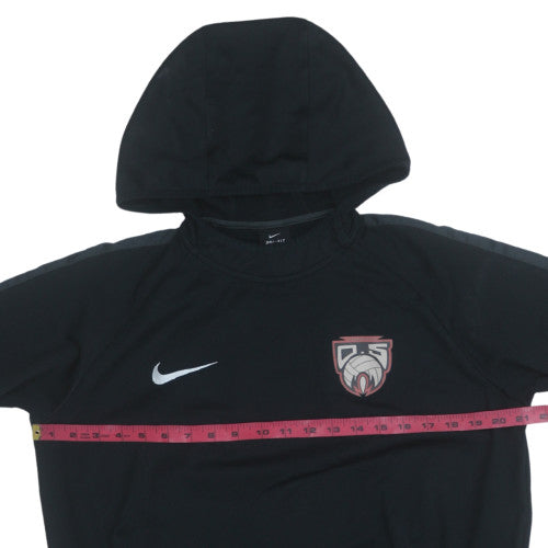 Mens UK Size M Nike Black Pullover Hoodie