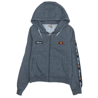 Mens UK Size L ellesse Grey Full Zip Hoodie