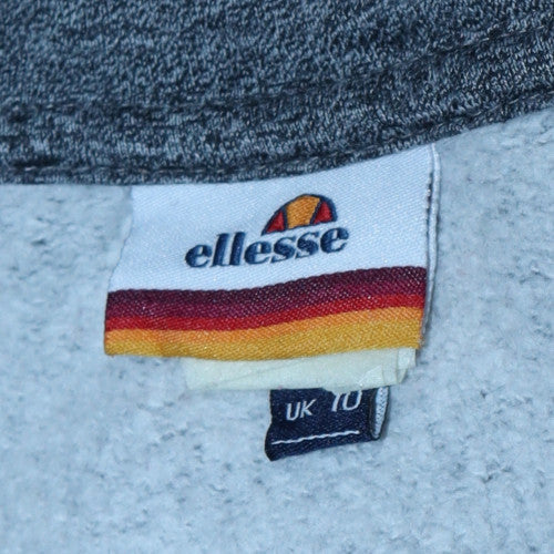 Mens UK Size L ellesse Grey Full Zip Hoodie