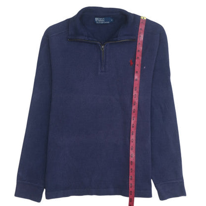 Mens UK Size S Ralph Lauren Blue Pullover Sweatshirt