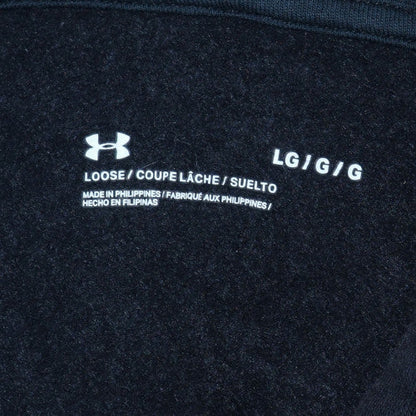 Mens UK Size L Under armour Black Pullover Hoodie