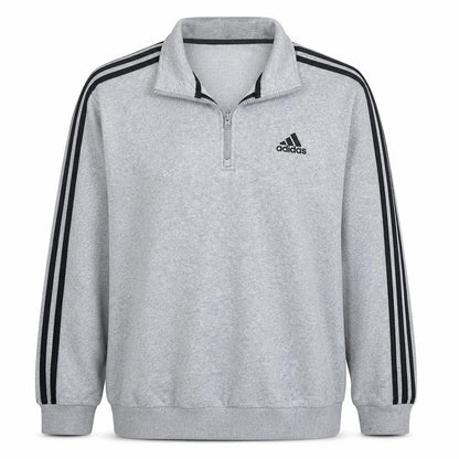 Mens UK Size M adidas Grey 1/2 Zip Sweatshirt