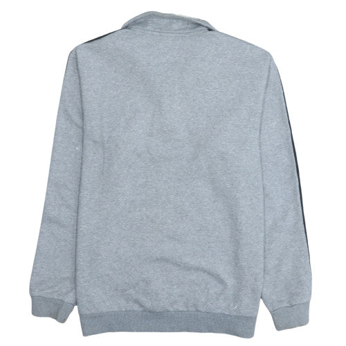 Mens UK Size M adidas Grey 1/2 Zip Sweatshirt