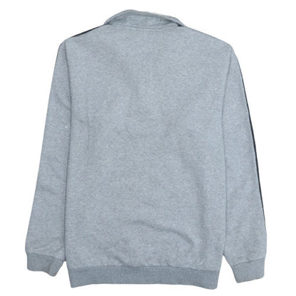Mens UK Size M adidas Grey 1/2 Zip Sweatshirt