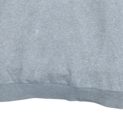 Mens UK Size M adidas Grey 1/2 Zip Sweatshirt