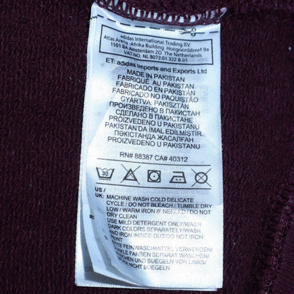 Mens UK Size M adidas Brown Pullover Sweatshirt