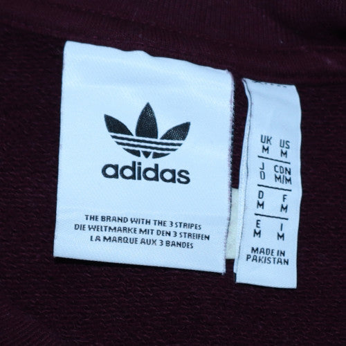 Mens UK Size M adidas Brown Pullover Sweatshirt