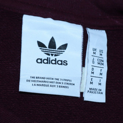 Mens UK Size M adidas Brown Pullover Sweatshirt