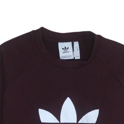Mens UK Size M adidas Brown Pullover Sweatshirt