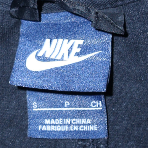 Mens UK Size S Nike Black Full Zip Hoodie